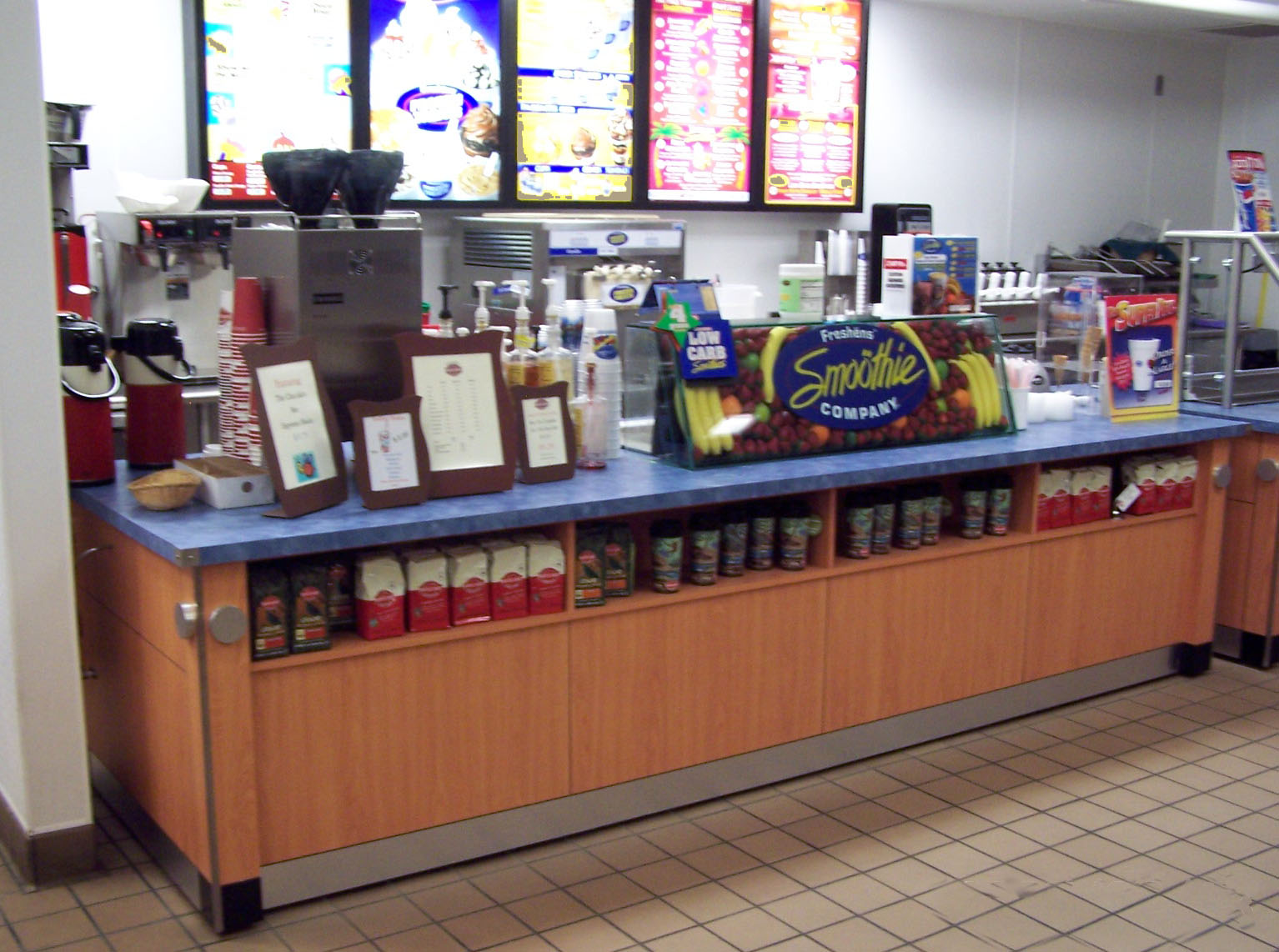 TSN Manufacturing Custom Commercial Counters, Kiosks,