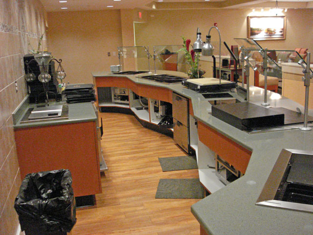 Picture of buffet counter