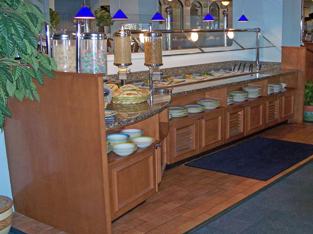 Picture of buffet counter