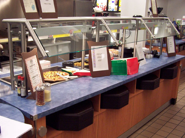 Picture of buffet counter