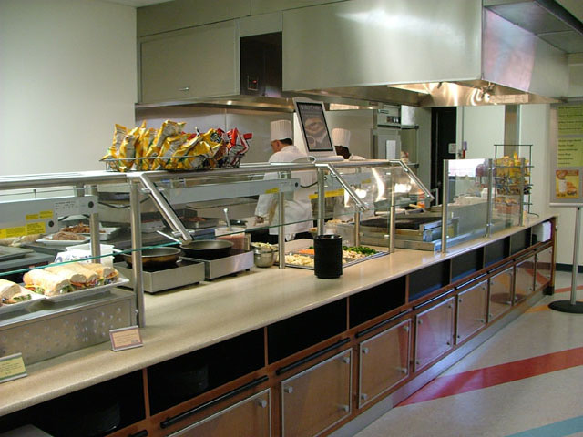 Picture of serving counter