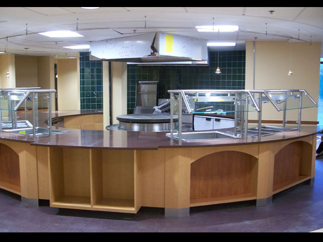 Picture of serving counter